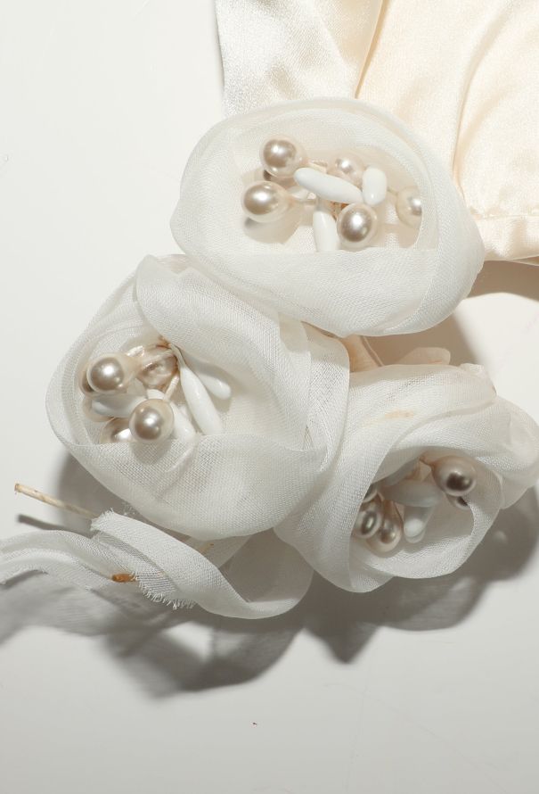 Dolce & Gabbana STUNNING Vintage Silk Lace Bridal Dress - 9