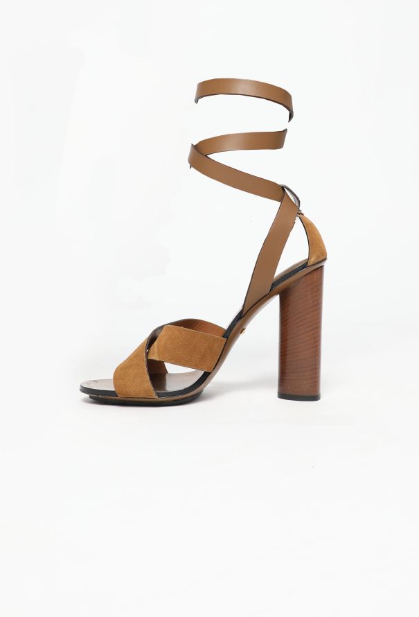 Gucci S/S 2015 Candy Suede Sandals - 4