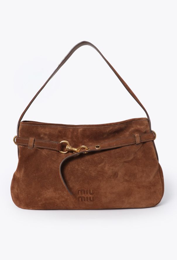 Miu Miu 2025 Aventure Suede Bag - 1