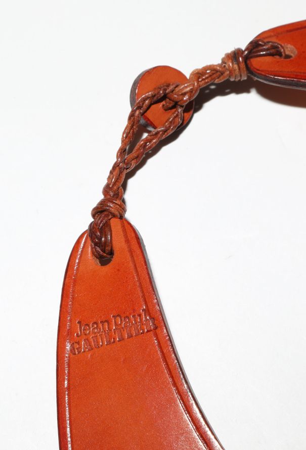 Jean Paul Gaultier RARE S/S 2000 Leather Choker Dress - 7