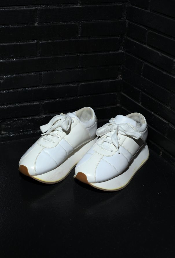 Marni Leather Platform Sneakers - 1
