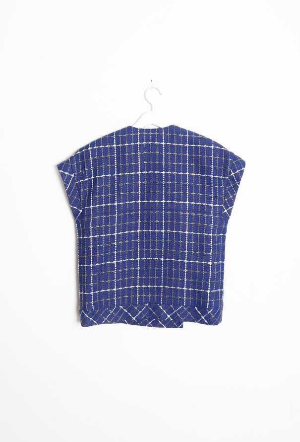 Chanel Resort 2020 Metallic Checkered 'CC' Top - 10 Chanel Resort 2020 Metallic Checkered 'CC' Top - 10
