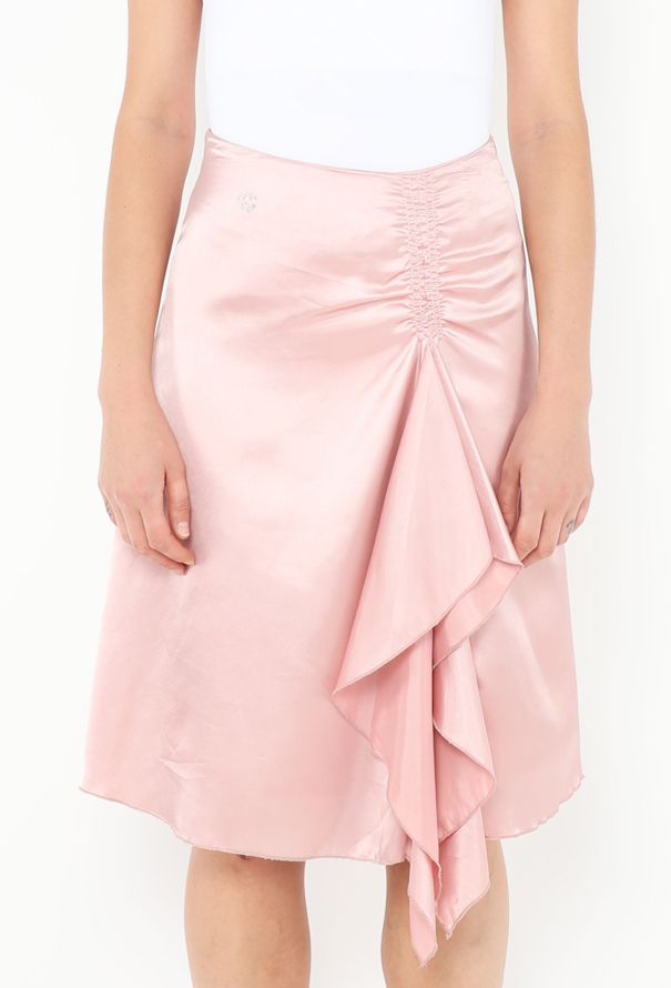 Gucci 2004 Ruched Charmeuse Skirt - 3