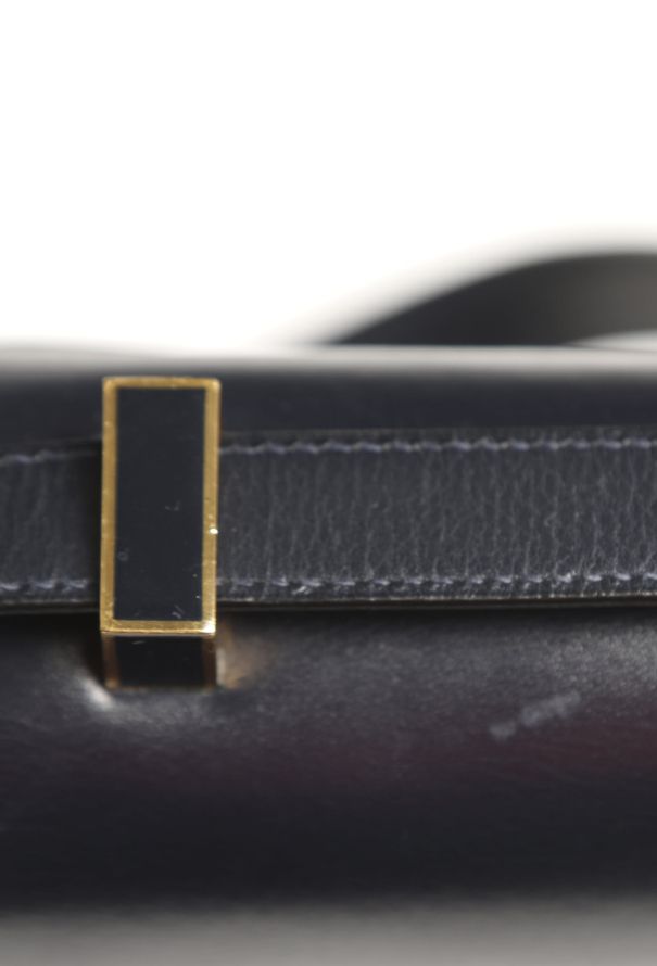 Hermès '70s Navy Box & Enamel Constance 24 - 15