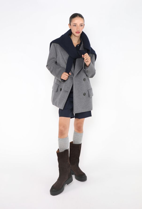 Miu Miu F/W 2023 Oversized Felted Blazer - 3