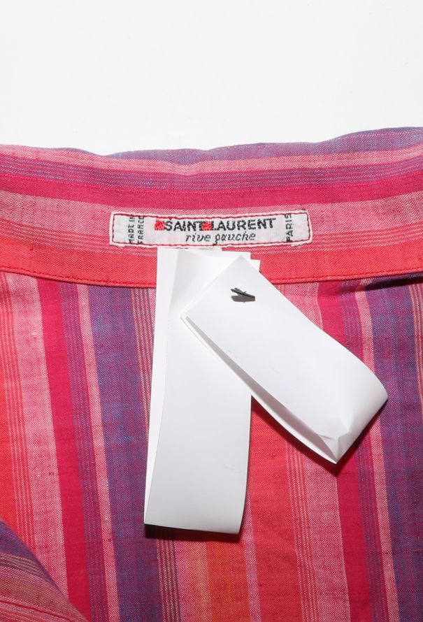Saint Laurent Rare 1976 Striped Moroccan Tunic - 7