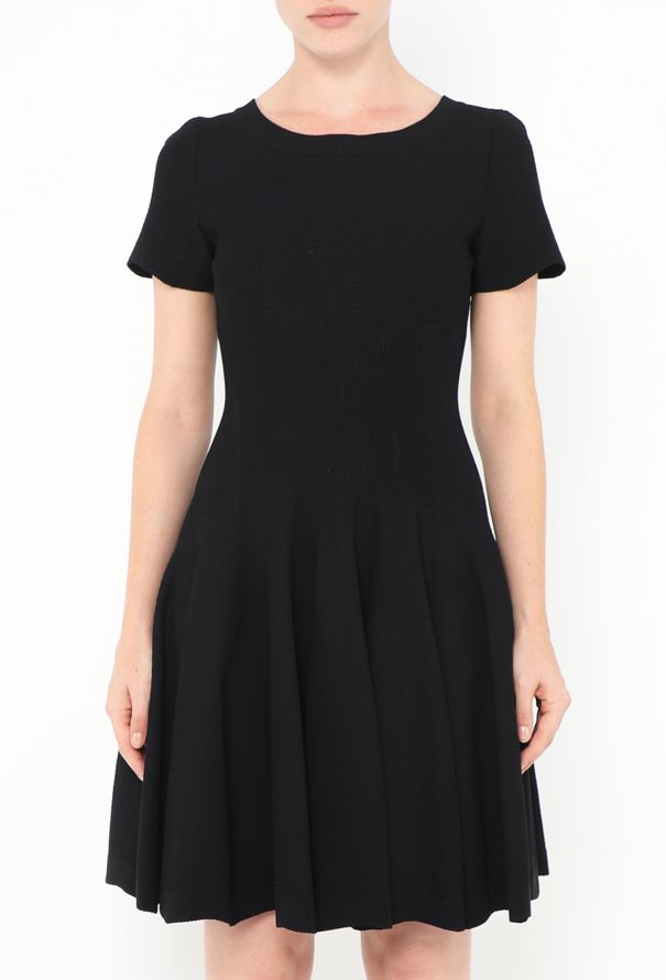 Alaïa Classic Piqué Skater Dress - 2