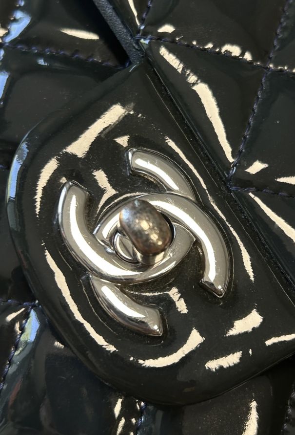 Chanel Patent Medium Timeless Bag - 12