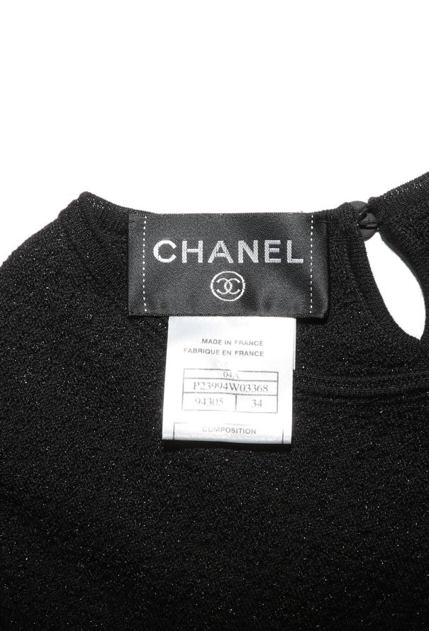 Chanel 2004 Iridescent Embroidered Cashmere Dress - 5