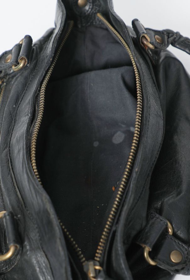 Balenciaga Original 2001 Le Dix City Motorcycle Bag - 12