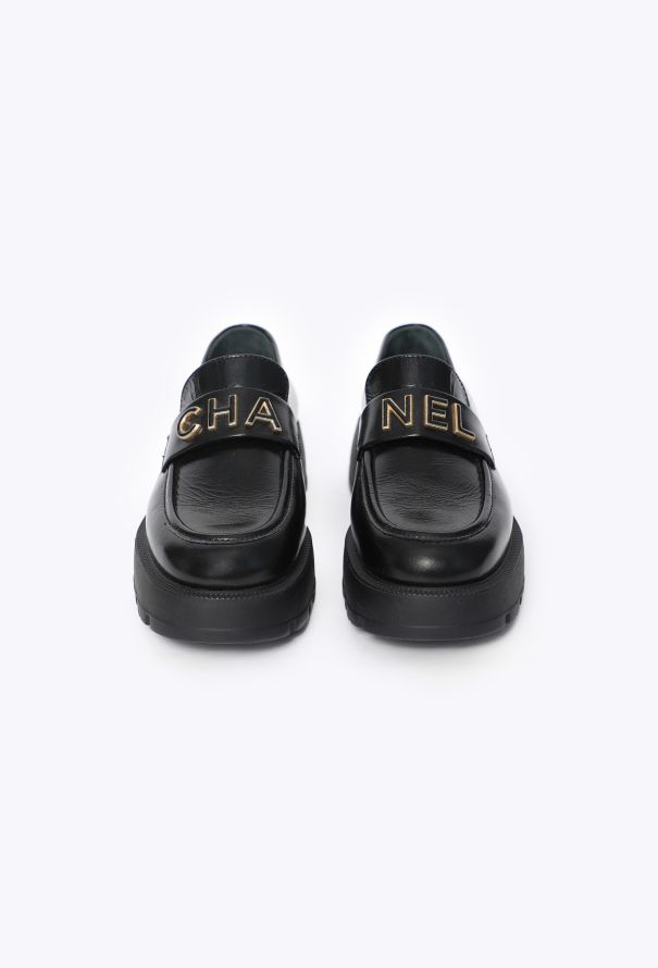 Chanel Calfskin Platform Loafers, 2024 - 2