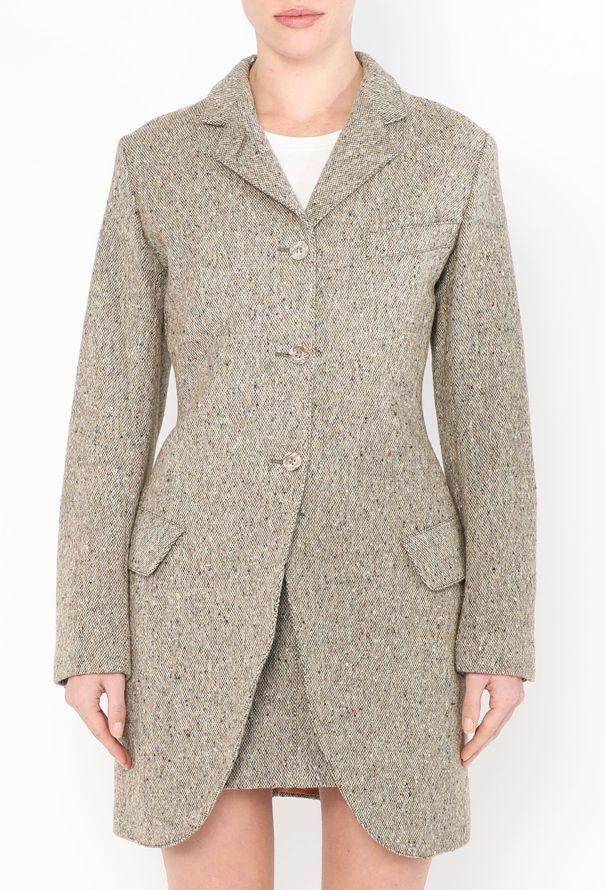 Alaïa 1986 Harris Tweed Riding Blazer - 1