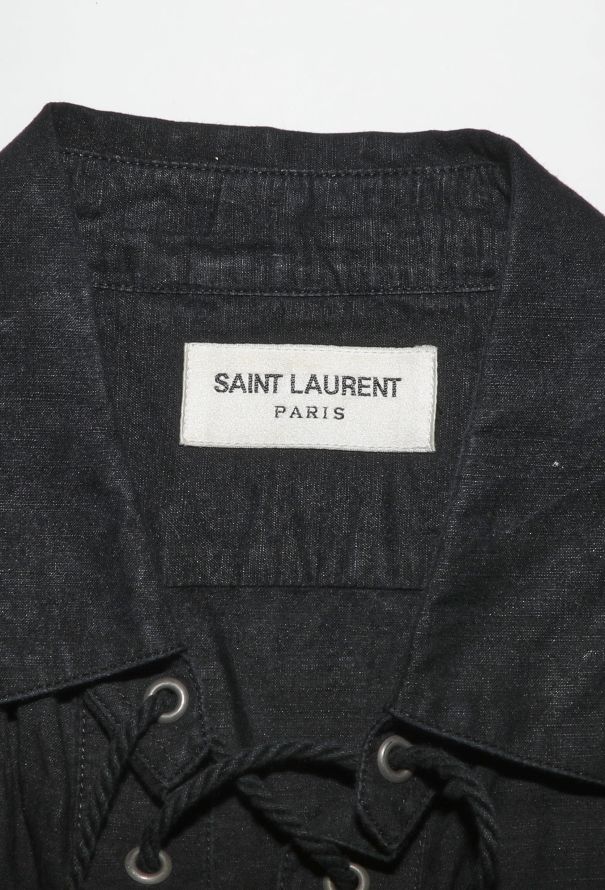Saint Laurent 2019 Saharan Lace-Up Tunic - 6