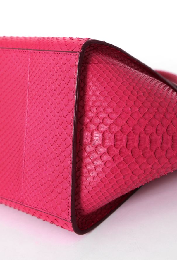 Céline Fuchsia Python Trapeze Bag - 8 Céline Fuchsia Python Trapeze Bag - 8
