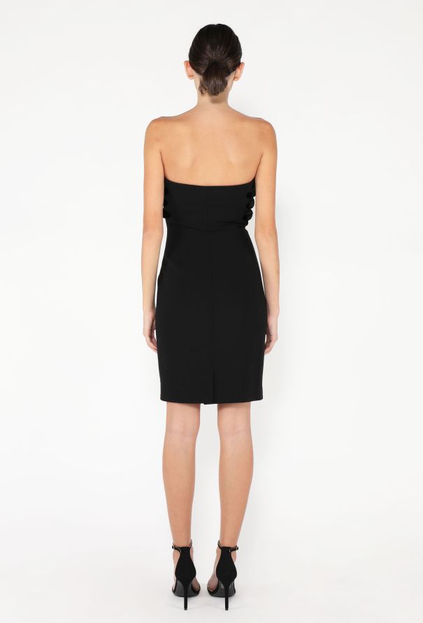 Schiaparelli S/S 2023 Velvet Trim Bustier Dress - 6