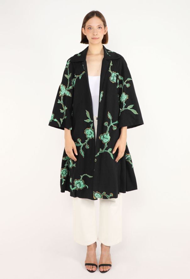 Dries Van Noten Floral Beaded Coat, F/W 2005 - 1