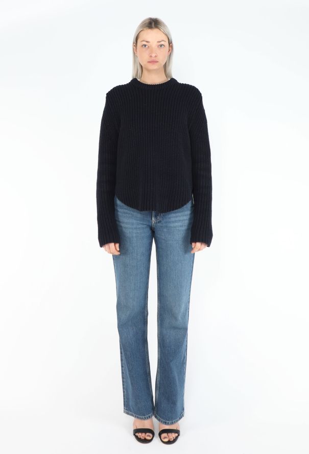 Céline Navy Fisherman Sweater - 2