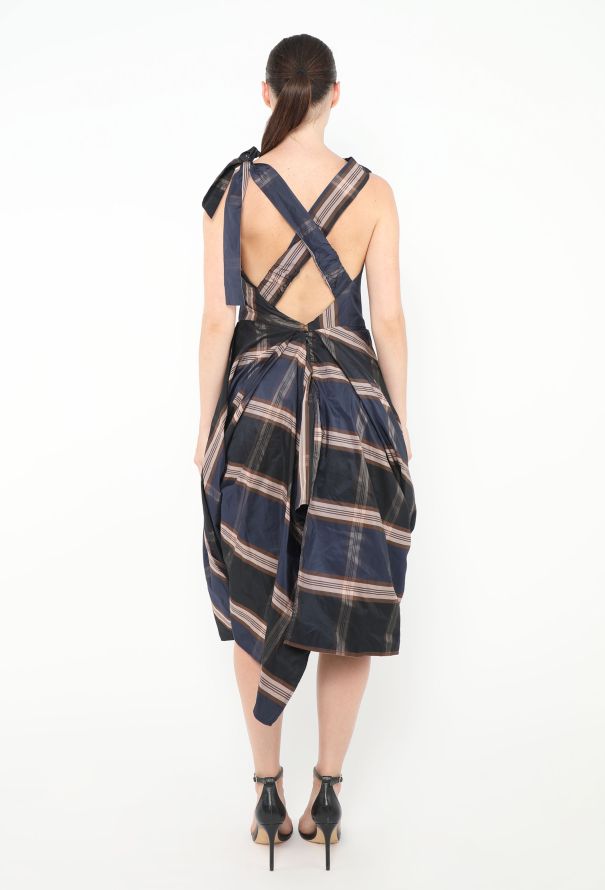 Vivienne Westwood '90s Anglomania Plaid Taffeta Dress - 4
