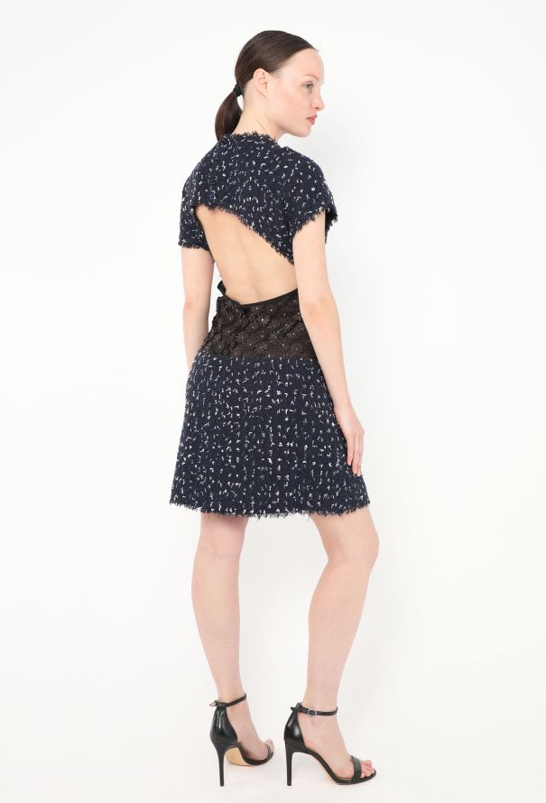 Chanel Resort 2011 Open-Back Tweed Dress - 6
