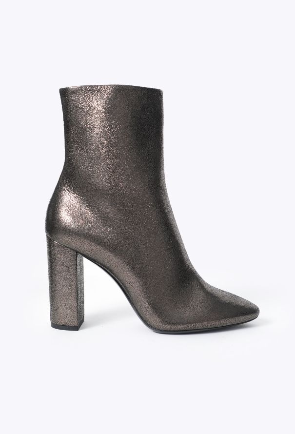 Saint Laurent Metallic Chelsea Boots - 1