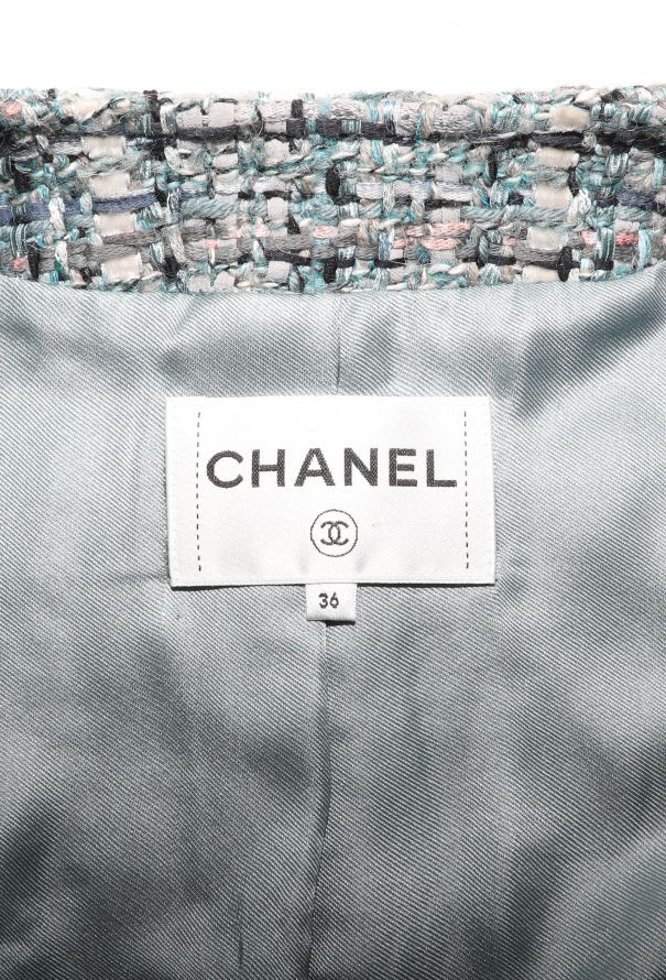 Chanel Pre-Fall 2017 Paris-Cosmopolitan Lesage Fringed Tweed Jacket - 7