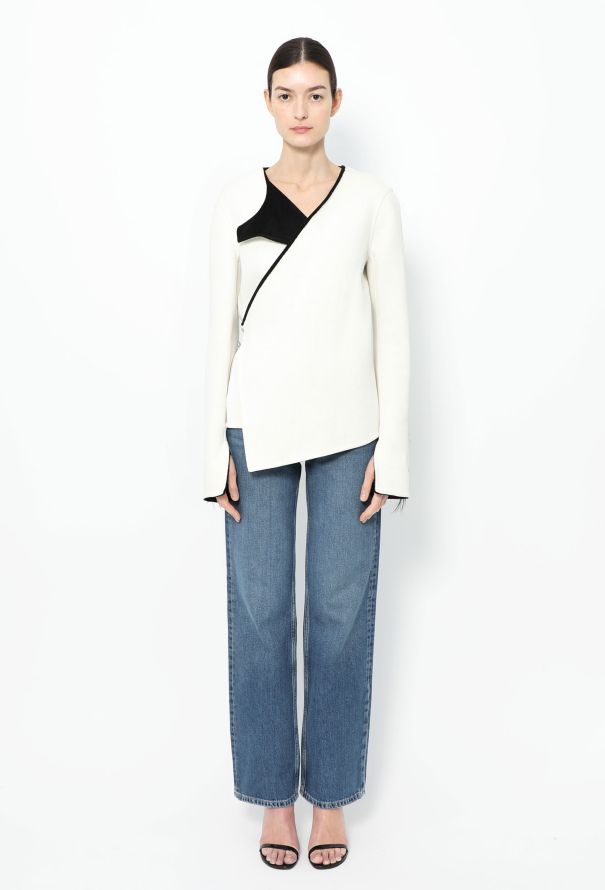Céline F/W 2014 Bicolor Wrap Jacket - 1