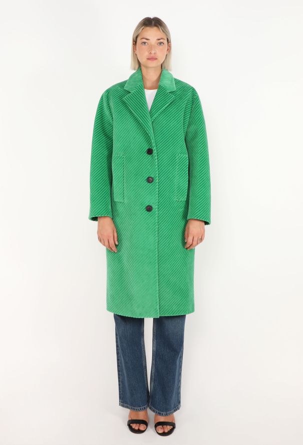 Prada Corduroy Oversized Coat, F/W 2021 - 1