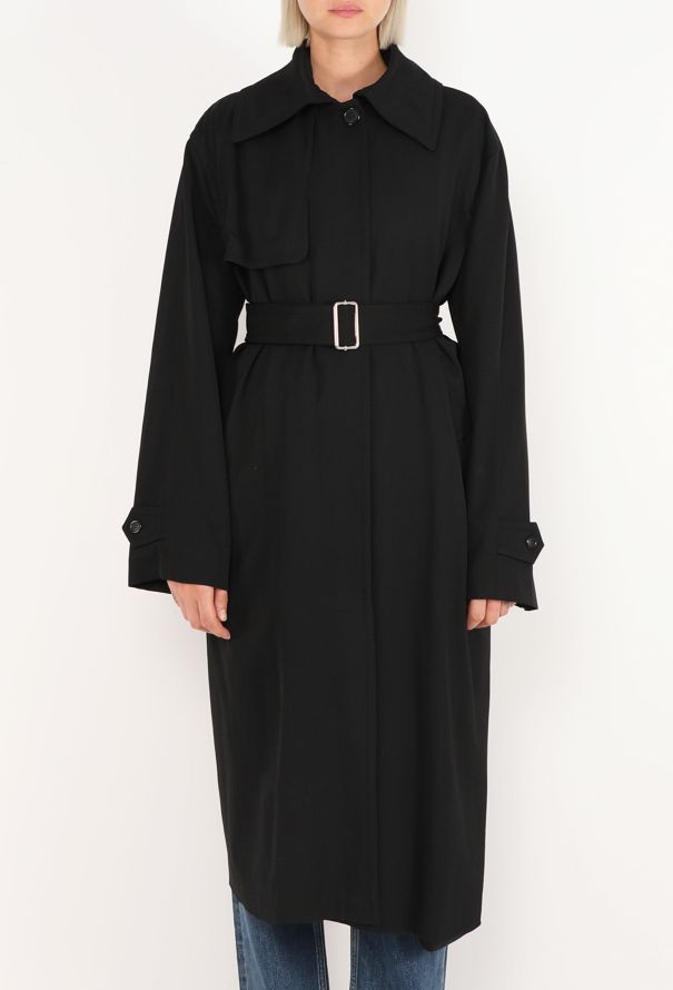 Céline Belted Twill Trench Coat, 2017 - 4