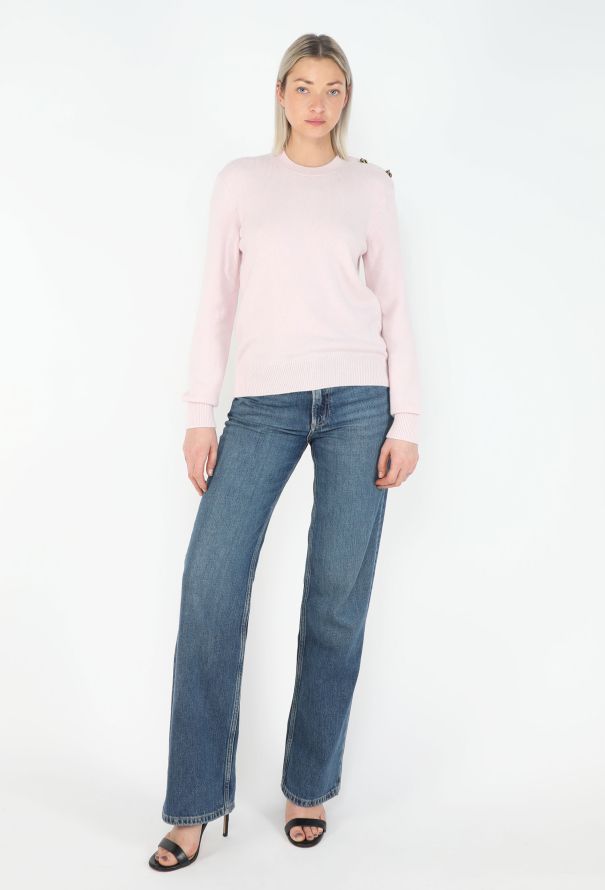 Bottega Veneta Resort 2023 Cashmere Knot Button Sweater - 4