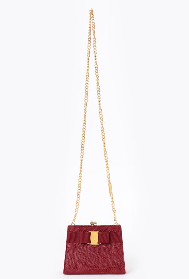 Ferragamo Lizard Vara Mini Bag - 1