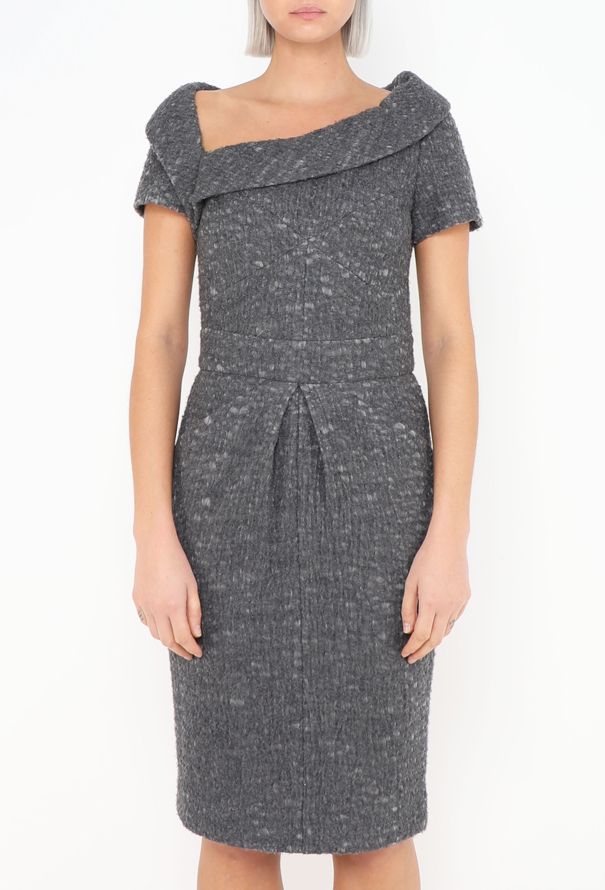 Chanel 2014 Felted Asymmetrical Dress - 2