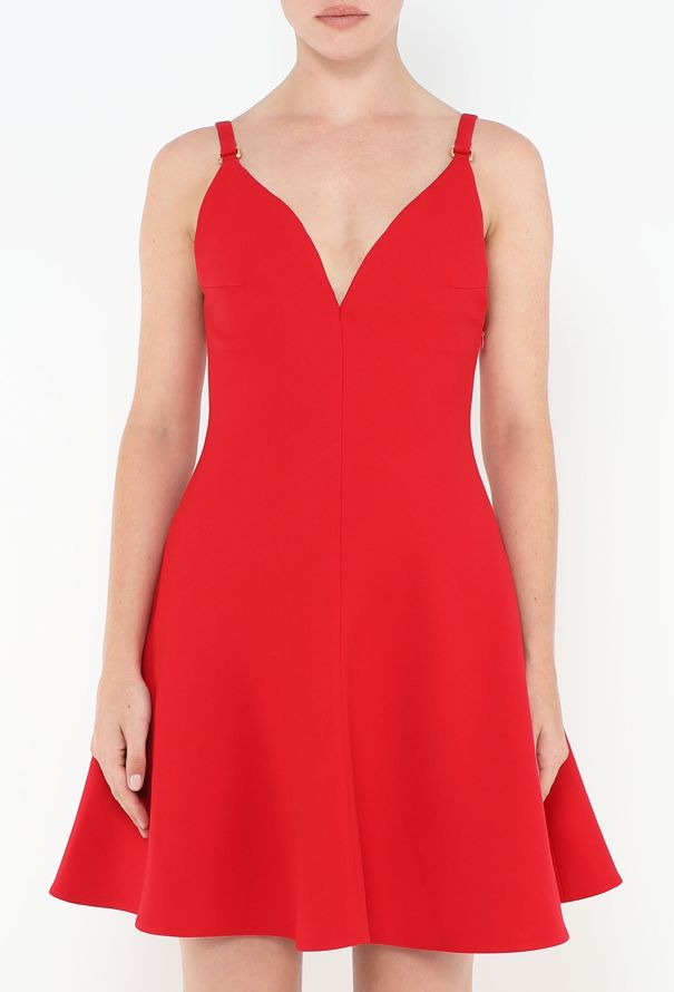 Miu Miu Fluted Crêpe Dress - 2