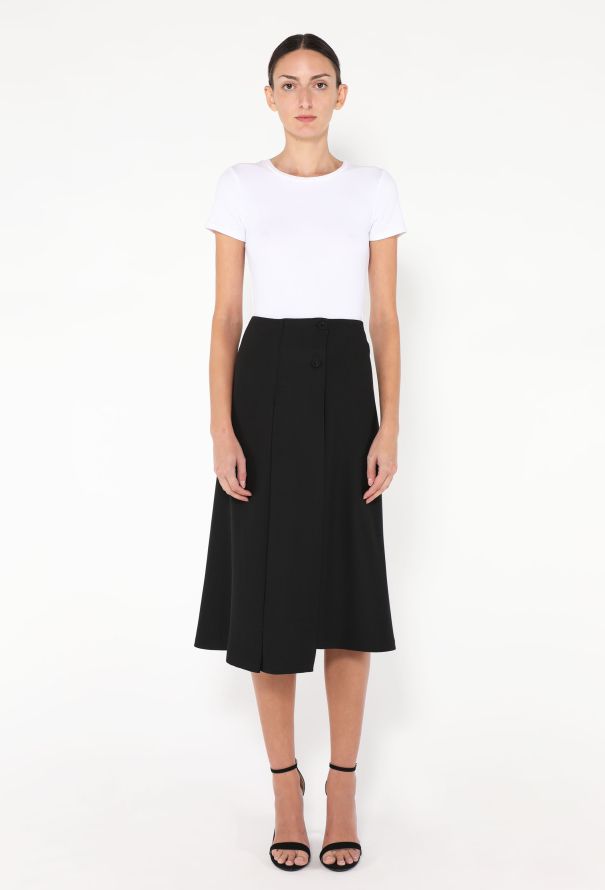 Loro Piana 2025 Alida Embellished Silk Crêpe de Chine Wrap Skirt - 2
