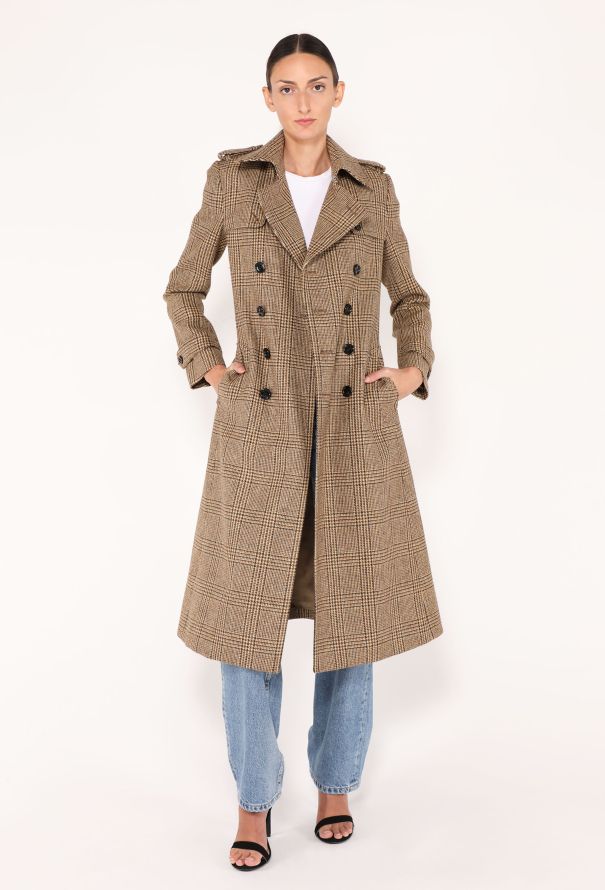 Céline 2020 Belted Houndstooth Coat - 5 Céline 2020 Belted Houndstooth Coat - 5