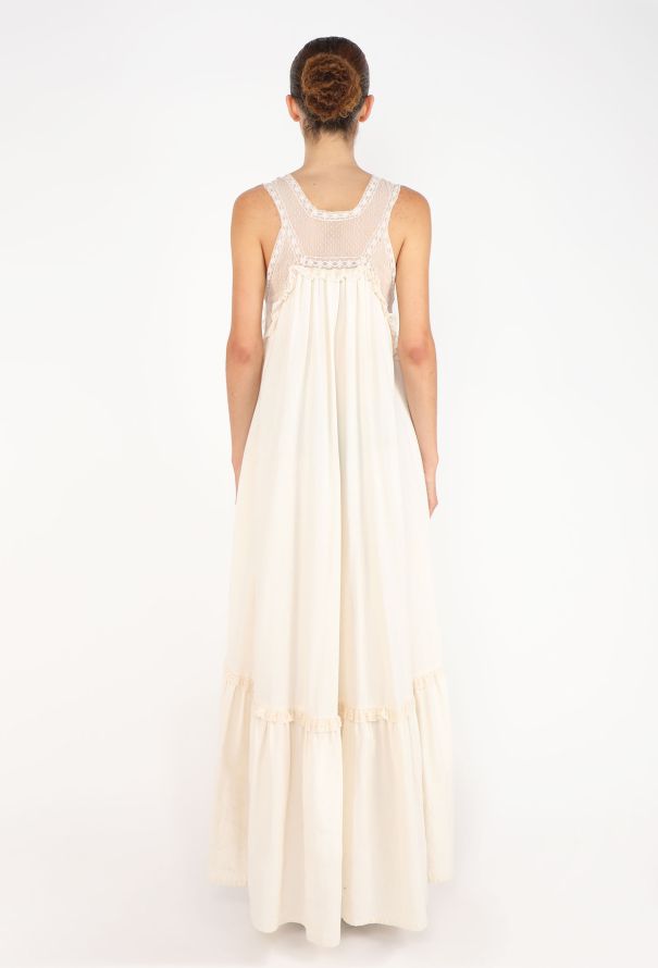 Veronique Branquinho Cotton Lace Dress, 1990s - 4