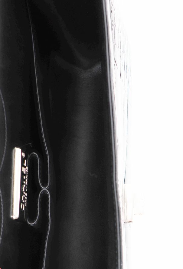 Chanel Black Alligator 2.55 Jumbo Flap Bag - 13