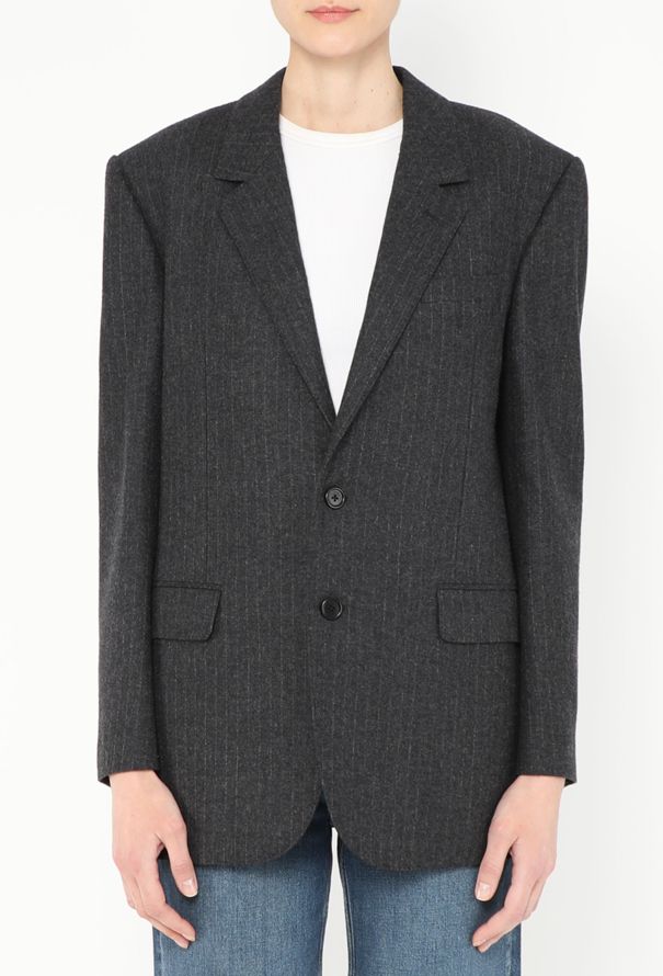 Céline S/S 2020 Pinstripe Tailored Blazer - 1