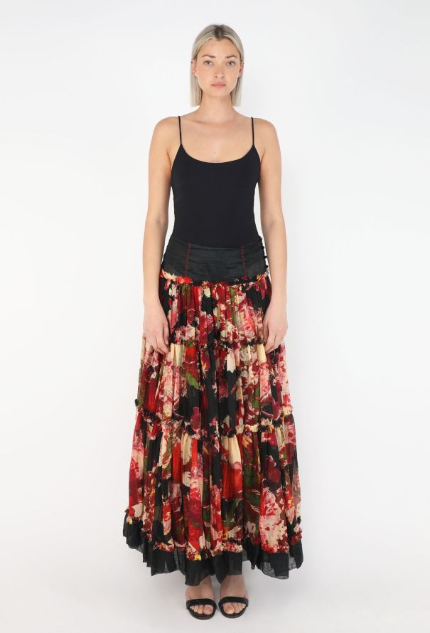 Jean Paul Gaultier Floral Peasant Maxi Skirt, S/S 2006 - 1