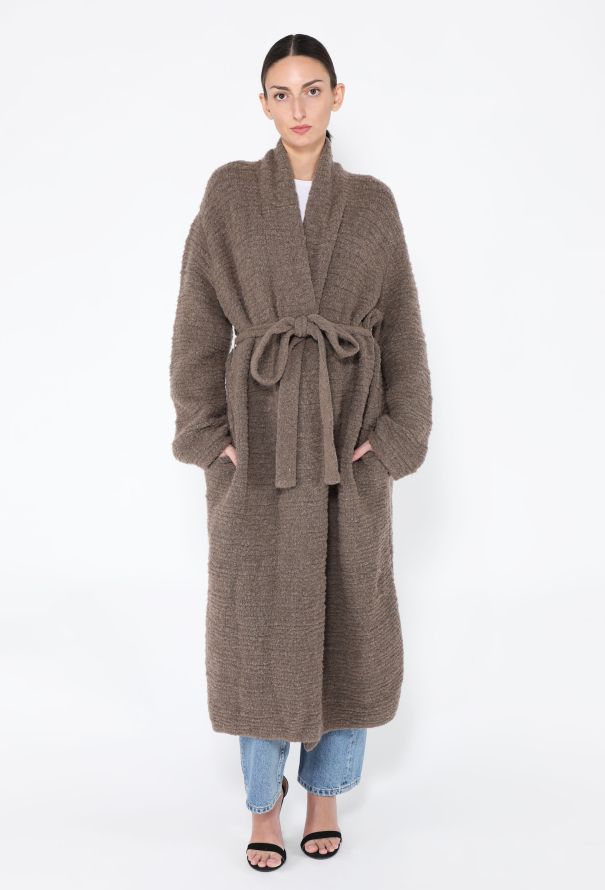 The Row 2020 Atra Bouclé Belted Cardigan - 1