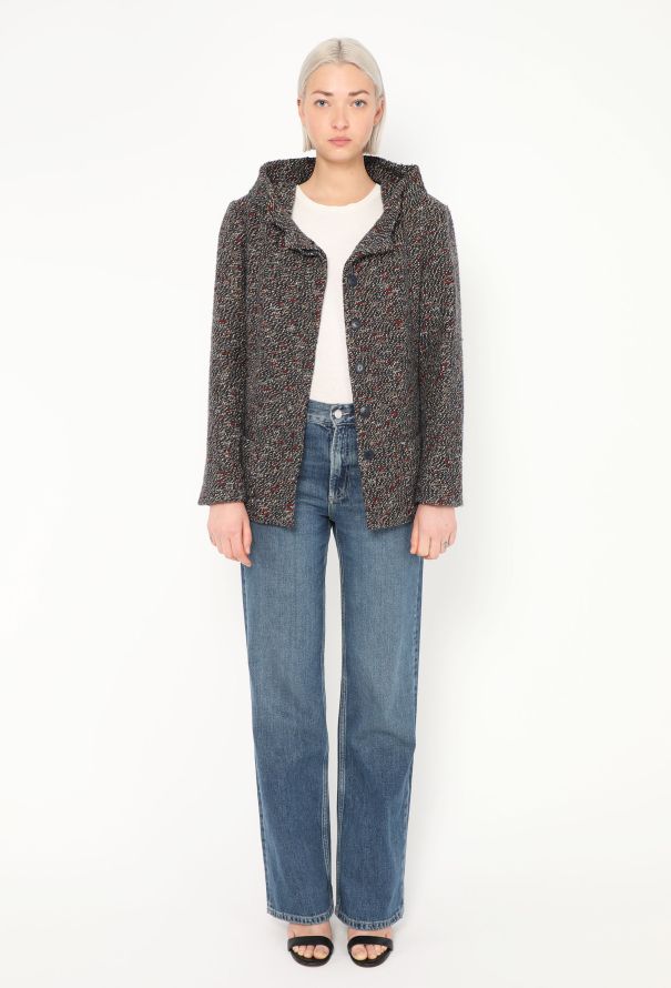 Chanel 2012 Boat Neck Tweed Jacket - 3 Chanel 2012 Boat Neck Tweed Jacket - 3