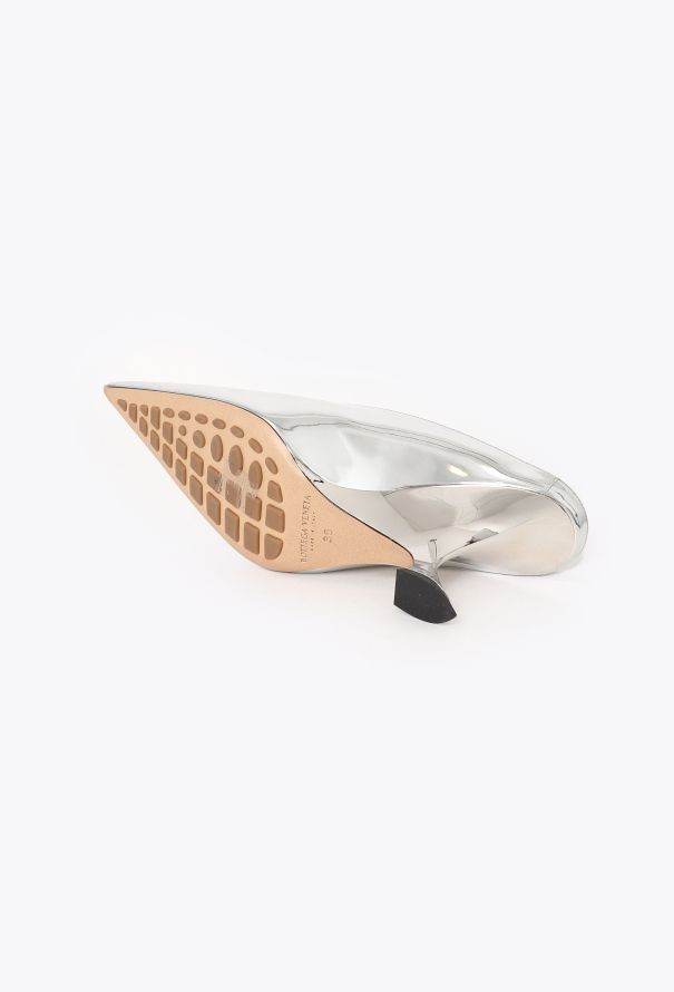 Bottega Veneta Pre-Fall 2024 Metallic Punta Mules - 6