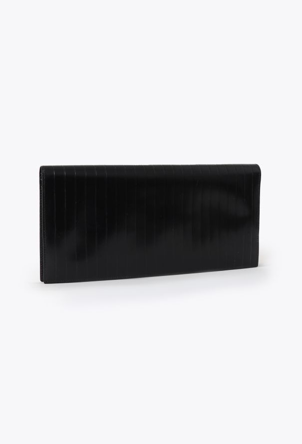 Dior Black Patent Long Wallet - 2