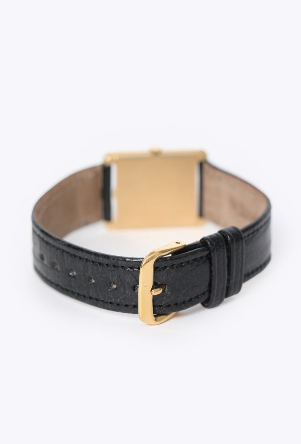 Chopard Vintage 18K Yellow Gold Mechanical 'Tank' Watch - 7