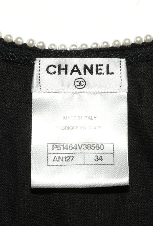 Chanel Fantasy Pearl Trim Top - 4