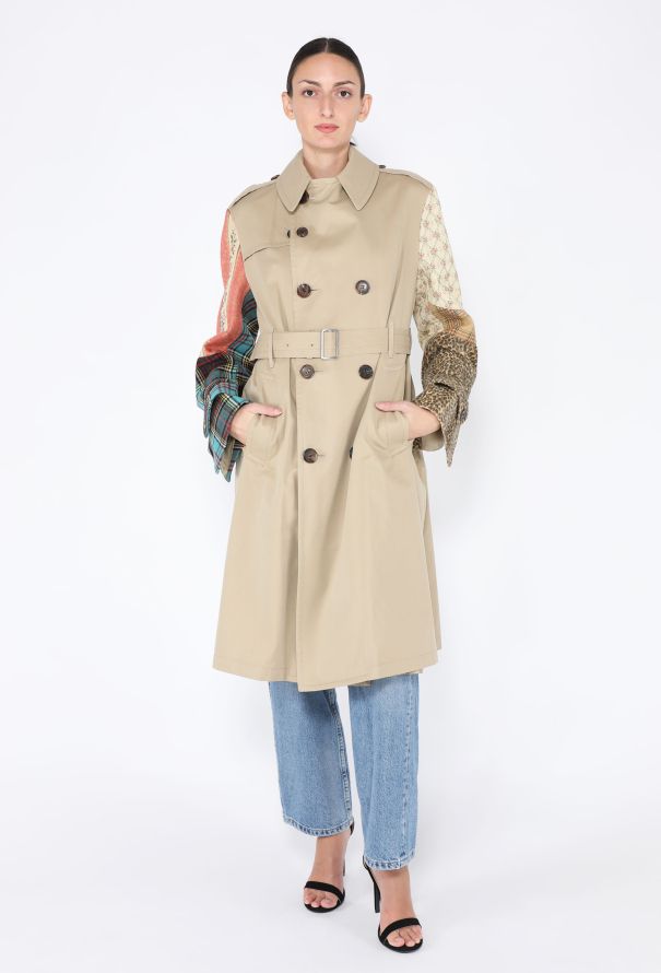 Junya Watanabe F/W 2017 Patchwork Trench Coat - 5