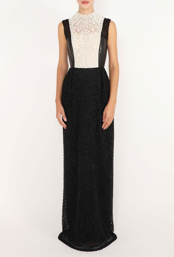 Valentino Embellished Lace Column Dress, F/W 2013 - 2