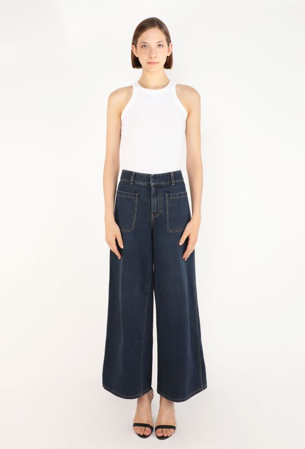 Dior Flared Dark Denim Jeans, 2021 - 1