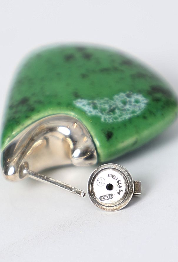 Bottega Veneta S/S 2024 Fin Volcanic Earrings - 5