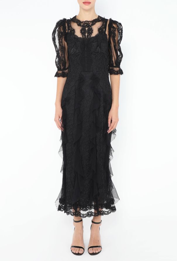 Dolce & Gabbana F/W 2016 English Lace Dress - 4