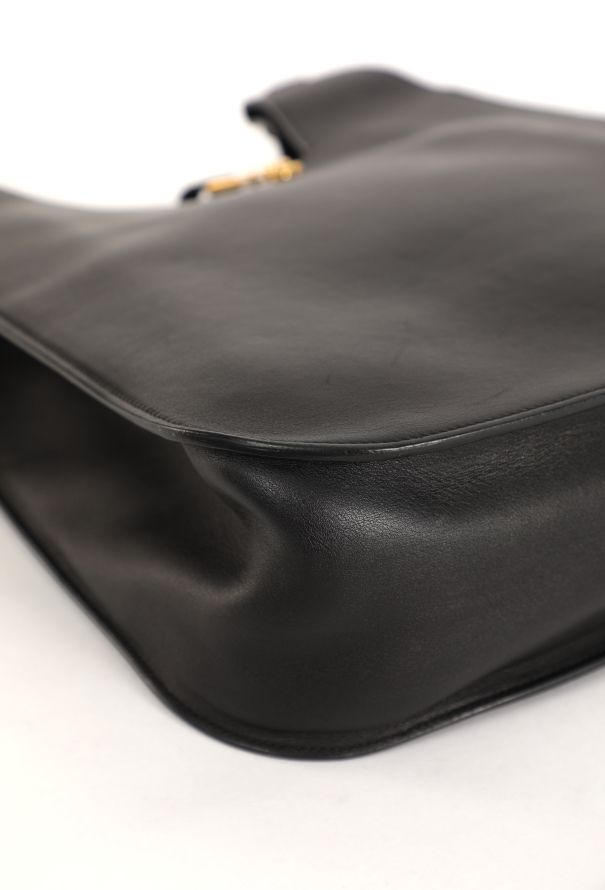 Céline Black Hook Hobo Bag - 9